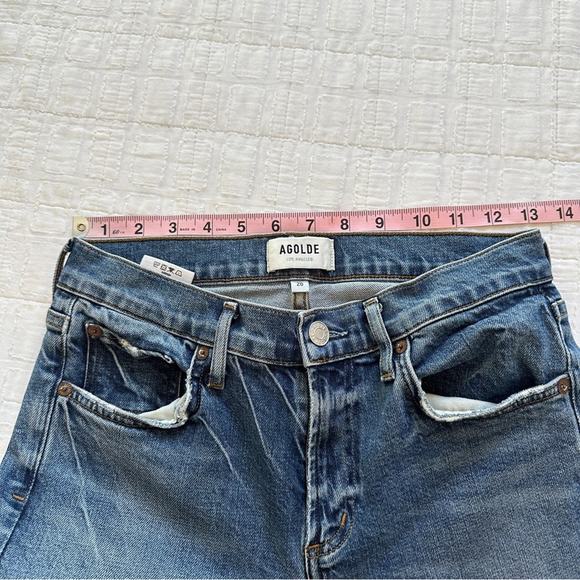 Agolde Toni Mid Rise Straight Jeans 26 Landmark - Picture 5 of 6